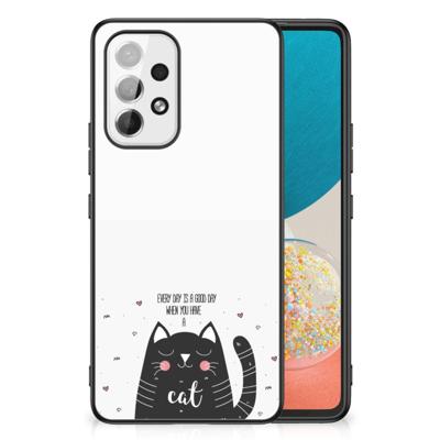 Samsung Galaxy A53 Hoesje Cat Good Day