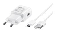 Samsung EP-TA200EWE USB-oplader 15 W 1x USB-A, 1x Micro-USB Wit Snellader - thumbnail