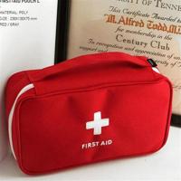 Reizen EHBO-kit tas thuis noodgevallen medische Survival Rescue box (rood) - thumbnail