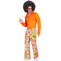 Flared 60&apos;s Broek Heren Peace & Paisley - thumbnail