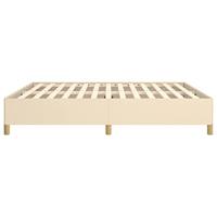 Boxspringframe stof crmekleurig 180x200 cm - thumbnail