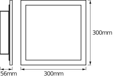 OSRAM Smart+ Inbouwlamp 20 W Warmwit, Daglichtwit OSRAM Smart+ Inbouwlamp 20 W Warmwit, Daglichtwit