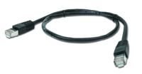 FTP Cat5E patchkabel, 1 m, zwart - thumbnail