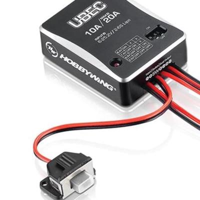 Hobbywing BEC 10A V2-Car UBEC BEC-spanningsregelaar 6 - 8.4 V 10 A Hobbywing BEC 10A V2-Car UBEC BEC-spanningsregelaar 6 - 8.4 V 10 A