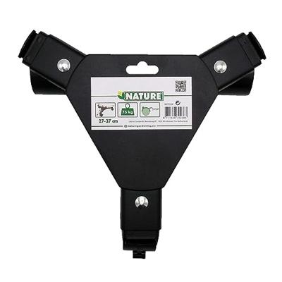 Verstelbare planttrolley metaal mat zwart H6 x 27/37 cm Nature - Nature - thumbnail
