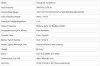 FSP Fortron Champ 3K Rack UPS 3000 VA - thumbnail