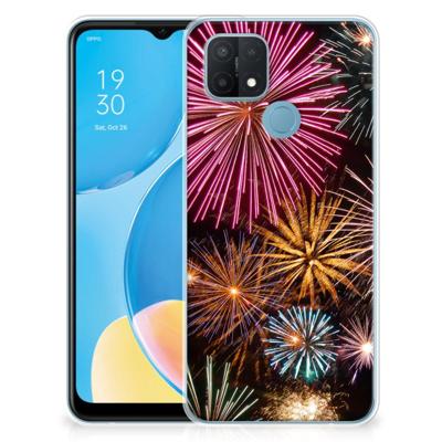 OPPO A15 | Sillicone Back Cover | Vuurwerk