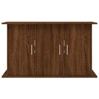 Aquariumstandaard 101x41x58 cm bewerkt hout bruin eikenkleur - thumbnail