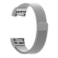 Fitbit Charge 2 milanese bandje - Maat: Small - Zilver - thumbnail