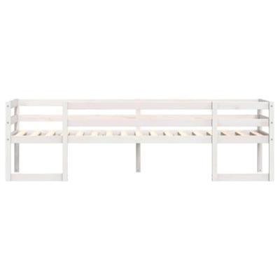 Kinderbedframe massief grenenhout wit 80x200 cm Kinderbedframe massief grenenhout wit 80x200 cm