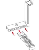 Kaiser Universele hoekbeugel voor videocamera - thumbnail