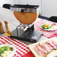 Raclettemachine - LITTLE BALANCE - Savoyarde half wiel - 850 W - 6 personen - Meuuuh design / RVS - thumbnail