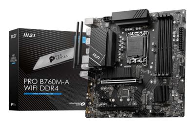 Moederbord Intel MSI PRO B760M-A WIFI DDR4