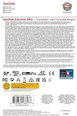 SanDisk Extreme Pro 64GB microSDXC UHS-I V30 - thumbnail