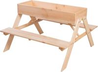 Picknicktafel met zandbak voor kinderen - thumbnail