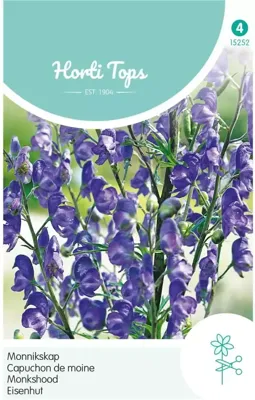 Zaden Aconitum Monnikskap Hortitops - Hortitops