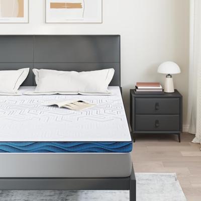 VidaXL Matrastopper wit 180 x 200 cm jacquard stof VidaXL Matrastopper wit 180 x 200 cm jacquard stof