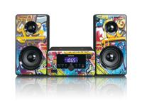 Lenco MC-020 Home audio-minisysteem Multi kleuren 10 W - thumbnail