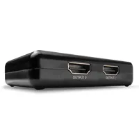 LINDY 38357 2 poorten HDMI-splitter 3840 x 2160 Pixel Zwart - thumbnail