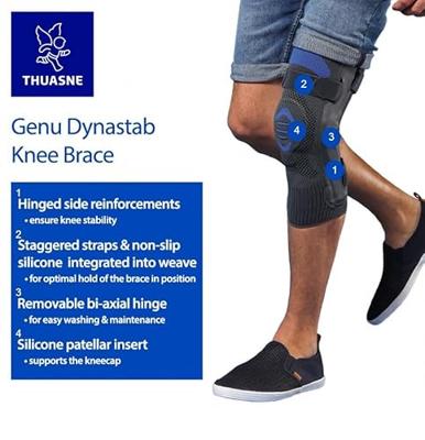 Thuasne Genu Dynastab Kniebrace - 5 - Universeel - Grijs