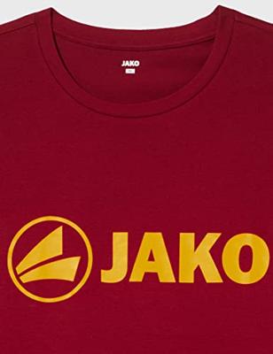JAKO 6160 T-Shirt Promo - Wijnrood/Fluo Oranje - L