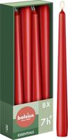 Bolsius Dinerkaars 8 stuks delicate red 25 cm - thumbnail