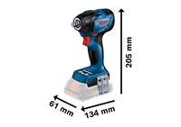 Bosch Blauw GDS 18V-210 C Professional Accu-slagmoersleutel | 210 Nm | Zonder accu en lader | In L-BOXX 136 - 06019J0301 - thumbnail