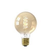 CALEX - LED Lamp - Globe - Filament G80 - E27 Fitting - Dimbaar - 4W - Warm Wit 2100K - Goud - thumbnail