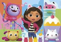 Clementoni puzzel gabby&apos;s poppenhuis, 2x60st. - thumbnail