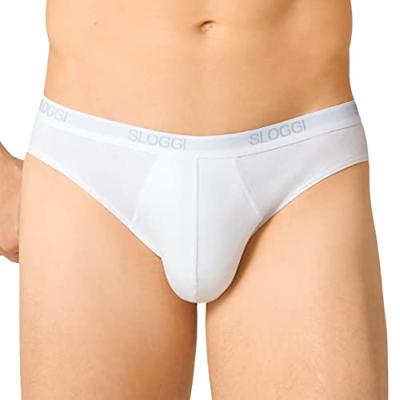 2-pack Basic Mini Heren slips - Lage heren slips - Heren onderbroek katoen - S - Wit - Onderbroek heren heren heren heren heren heren heren heren