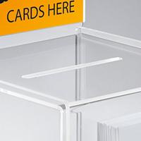 Sigel Actiebox met gleuf en extra vak VA152 Transparant (b x h x d) 210 x 368 x 210 mm 1 stuk(s) - thumbnail