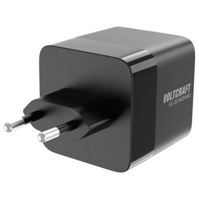 VOLTCRAFT UC-2C1A65W02 USB-oplader 65 W 1x USB-A, 2x USB-C Aantal uitgangen: 3 x GaN, USB Power Delivery (USB-PD), Snellader VOLTCRAFT UC-2C1A65W02 USB-oplader 65 W 1x USB-A, 2x USB-C Aantal uitgangen: 3 x GaN, USB Power Delivery (USB-PD), Snellader