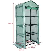 Gardebruk folie kweekkas 158x49x69cm - thumbnail