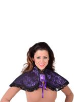 Wisselkraag met kant en satijn - thumbnail