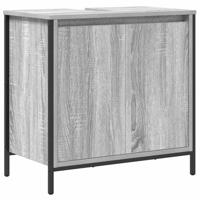 Badkamermeubelset 3 pcs Grijs sonoma en Zwart 36 x 35 x 165 cm - thumbnail