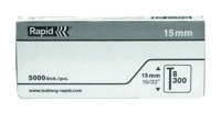 Rapid Nr. 8 brads 15 mm, 5.000 stuks - 40100532 - 40100532 - thumbnail