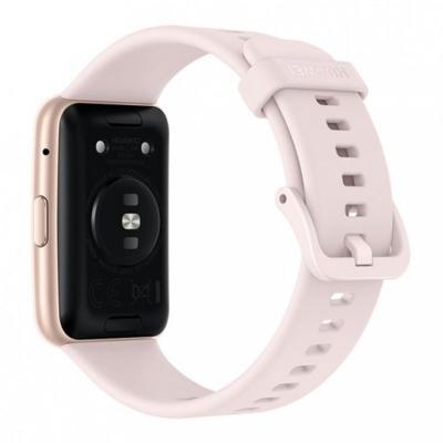 Watch Fit - Roze goud - smart watch met riem - silicone - kersenbloesemroze - afmeting pols: 110-190 mm - display 1.64 Watch Fit - Roze goud - smart watch met riem - silicone - kersenbloesemroze - afmeting pols: 110-190 mm - display 1.64