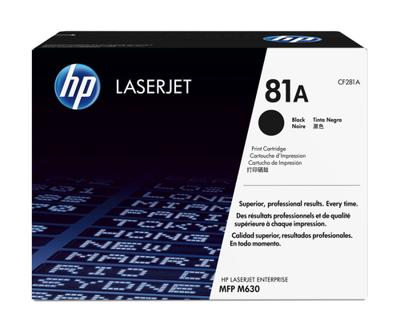 HP Toner 81A Origineel Zwart 10500 bladzijden CF281A - thumbnail