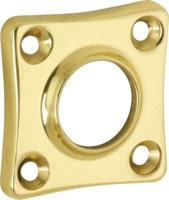 Krukrozet vierkant 38x38mm geveerd MGO - thumbnail