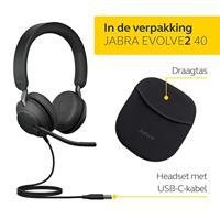 Jabra Evolve 2 40 USB-A MS - thumbnail