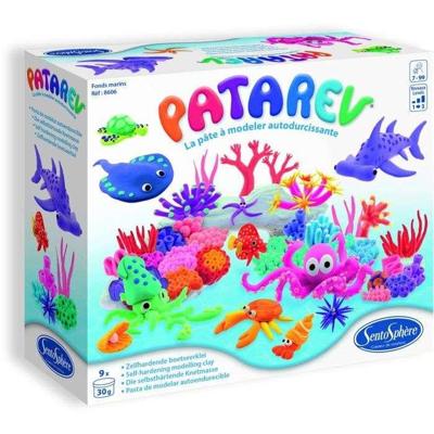 Zelfhardende boetseerklei - SENTOSPHERE - Patarev - Onderwater - Diverse kleuren - 9 kleuren - Geschikt voor kinderen vanaf 7 jaar Zelfhardende boetseerklei - SENTOSPHERE - Patarev - Onderwater - Diverse kleuren - 9 kleuren - Geschikt voor kinderen vanaf 7 jaar