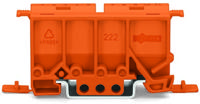 WAGO 222-500 Bevestigingsadapter Oranje 1 stuk(s) - thumbnail