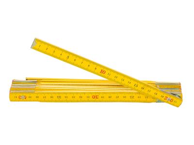 Brüder Mannesmann Duimstok hout 2 mtr met veer (Hobby) - 810