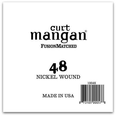 Curt Mangan Nickel Wound .48 losse gitaarsnaar Curt Mangan Nickel Wound .48 losse gitaarsnaar