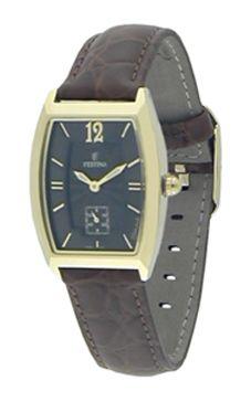 Horlogeband Festina F16027-4 Leder Bruin 16mm