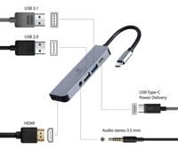 USB-C multi adapter 5-in-1 - thumbnail