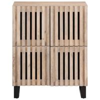 Dressoir 60x34x75 cm massief mangohout - thumbnail