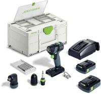 Festool accu-schroefboormachine txs 18 c 3,0-set - 576896 - thumbnail