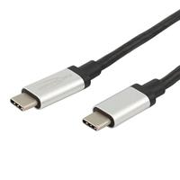 ANSMANN USB kabel type C naar type C data- en oplaadkabel 1 m (snel opladen en synchroniseren) voor MacBook, Chromebook, Smartphone, Tablet - thumbnail