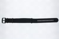 Horlogeband Certina C0326073805100A / C604023343 Onderliggend Nylon/perlon Zwart 21mm - thumbnail